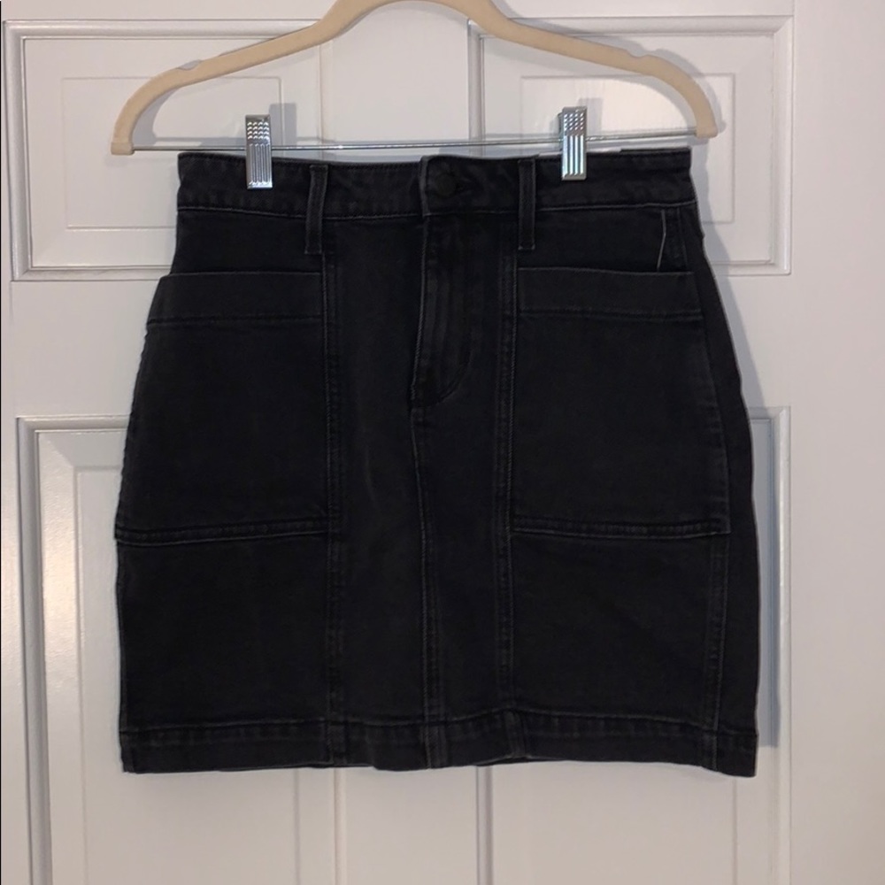 Old Navy High-Waisted Utility-Pocket Jean Skirt